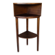 Vintage corner shelf on tripod legs, circa 50/60