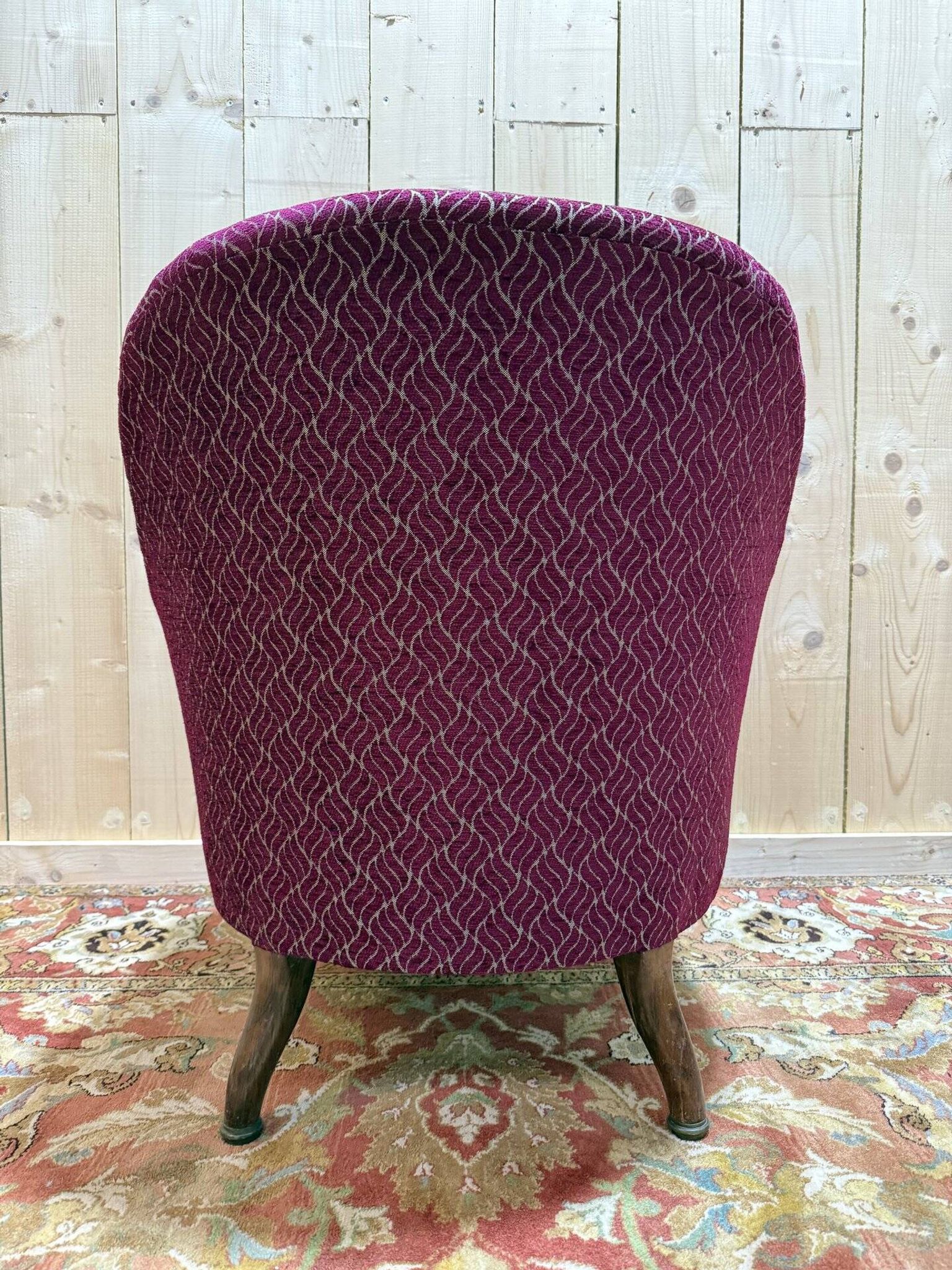 Fauteuil Crapaud de style Napoléon III