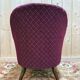 Napoleon III style toadstool armchair
