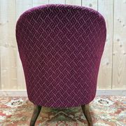 Fauteuil Crapaud de style Napoléon III