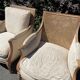 Armchair cannage Roches Bobois