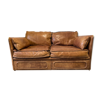 Leather sofa sting celier vintage camel design