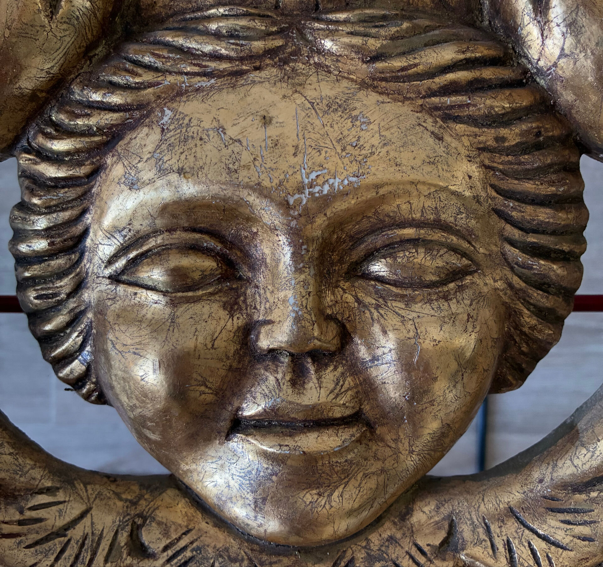 Italian bas-relief cherub
