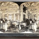 Old photography stereo, stereograph, luxury, albumine 1903 Palace Hotel des Champs-Elysées Paris