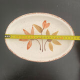 Petit plat ovale faïence de Gien France