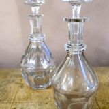 Pair of Baccarat carafes model Harcourt