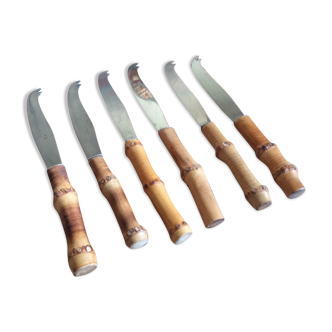 Set of 6 cheese knives