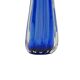 Vase, mid-century modern, blue glass, by J. Hospodka, Czechoslovakia, 1960s.
