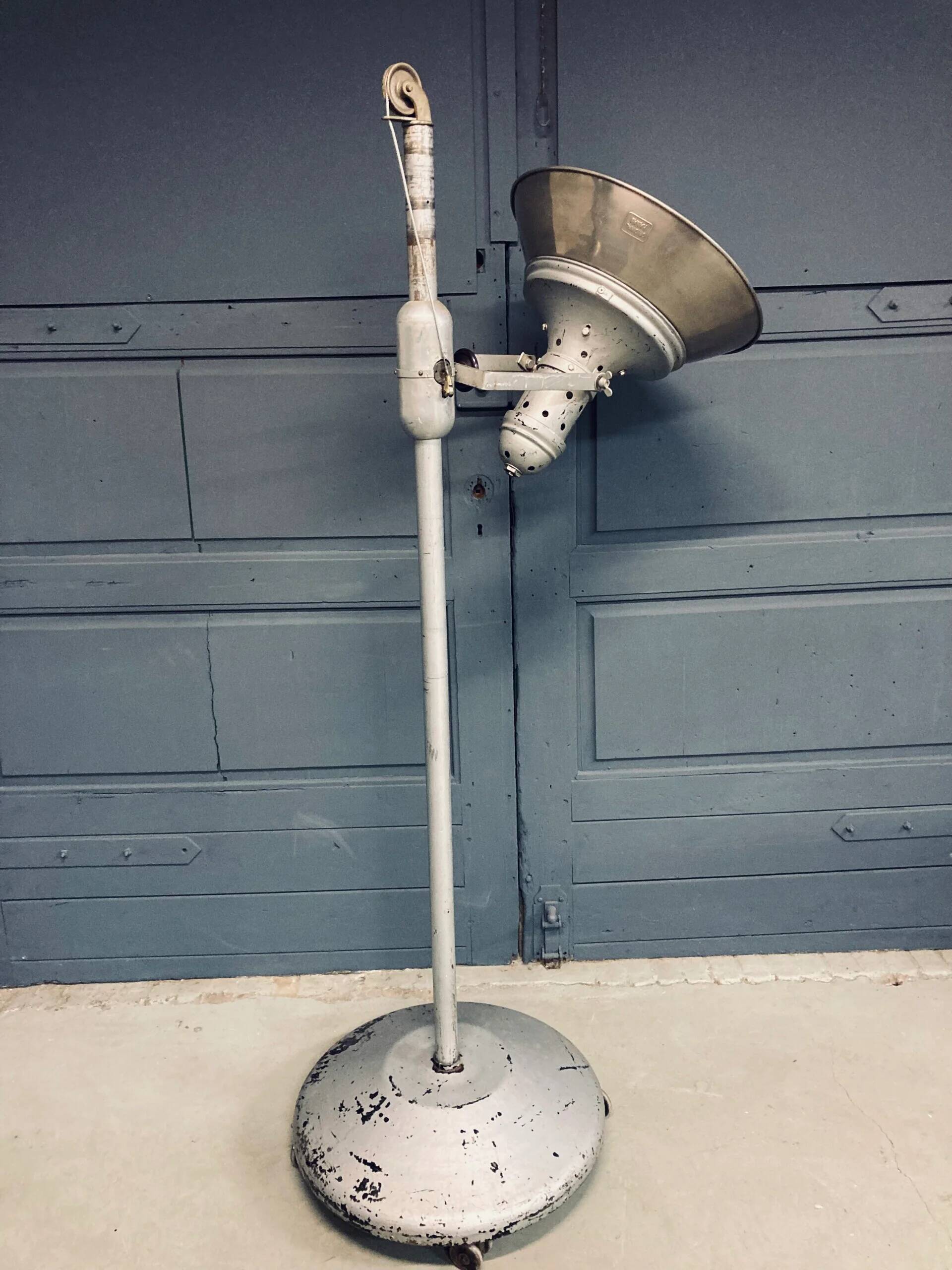 Industrial Hanau floor lamp 1950s