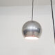Set of three metal globes light, The Netherlands 1960's
