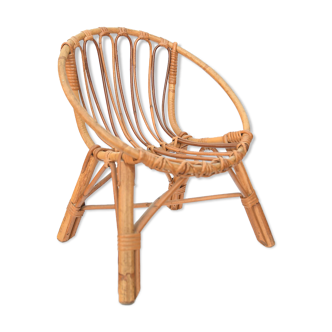 Rattan baby chair