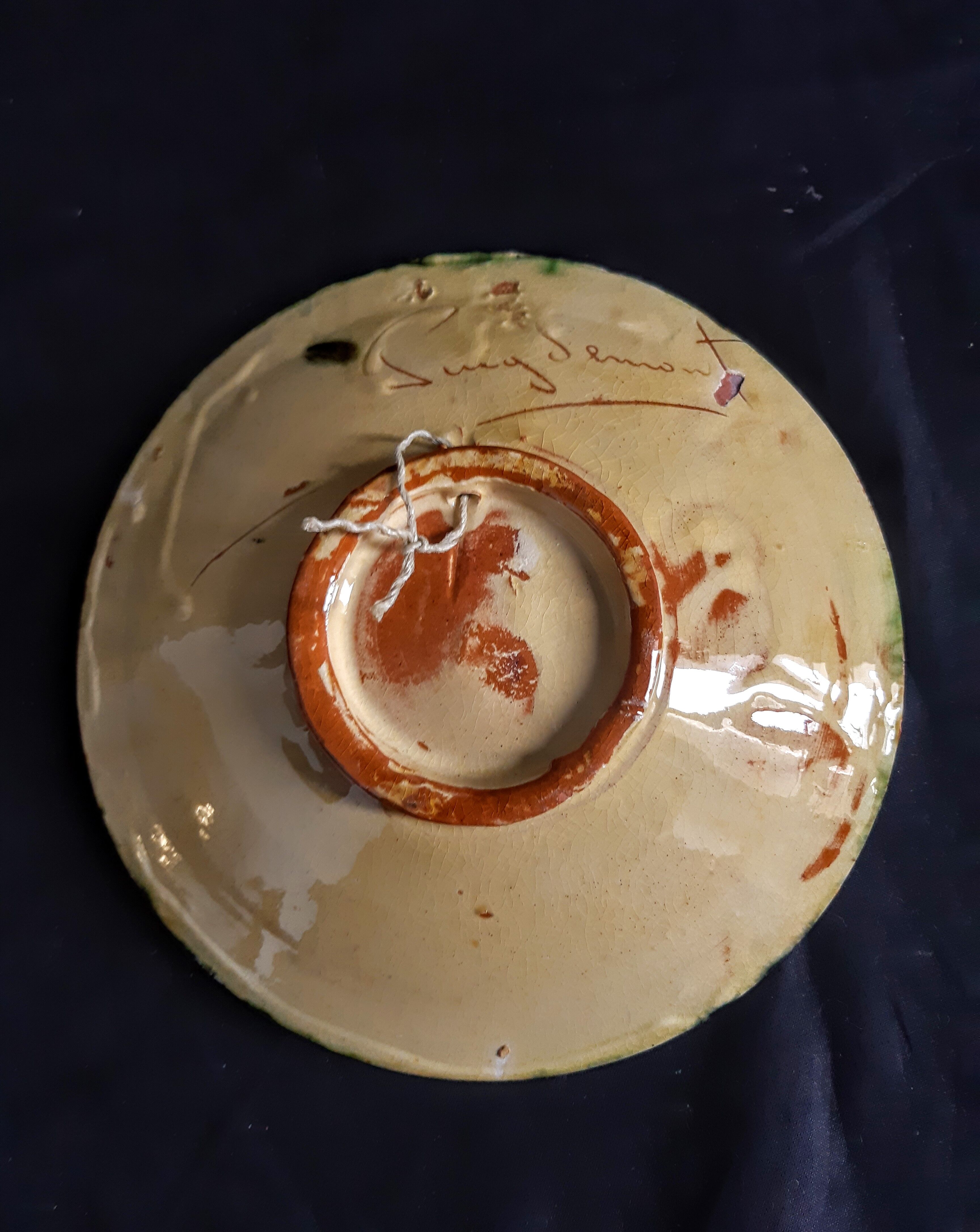 Puigdemont ceramic plate