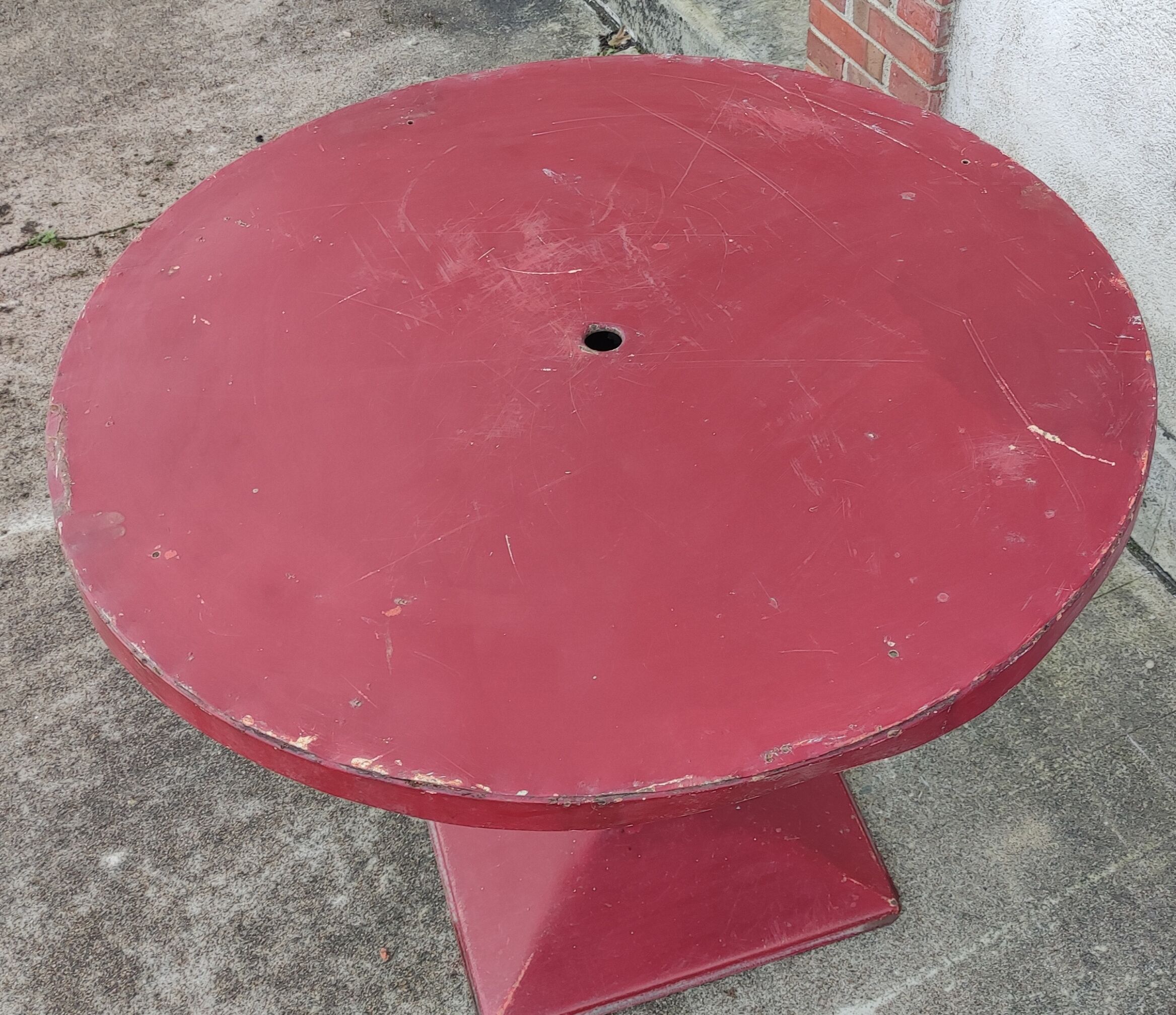 Vintage metal table Tolix