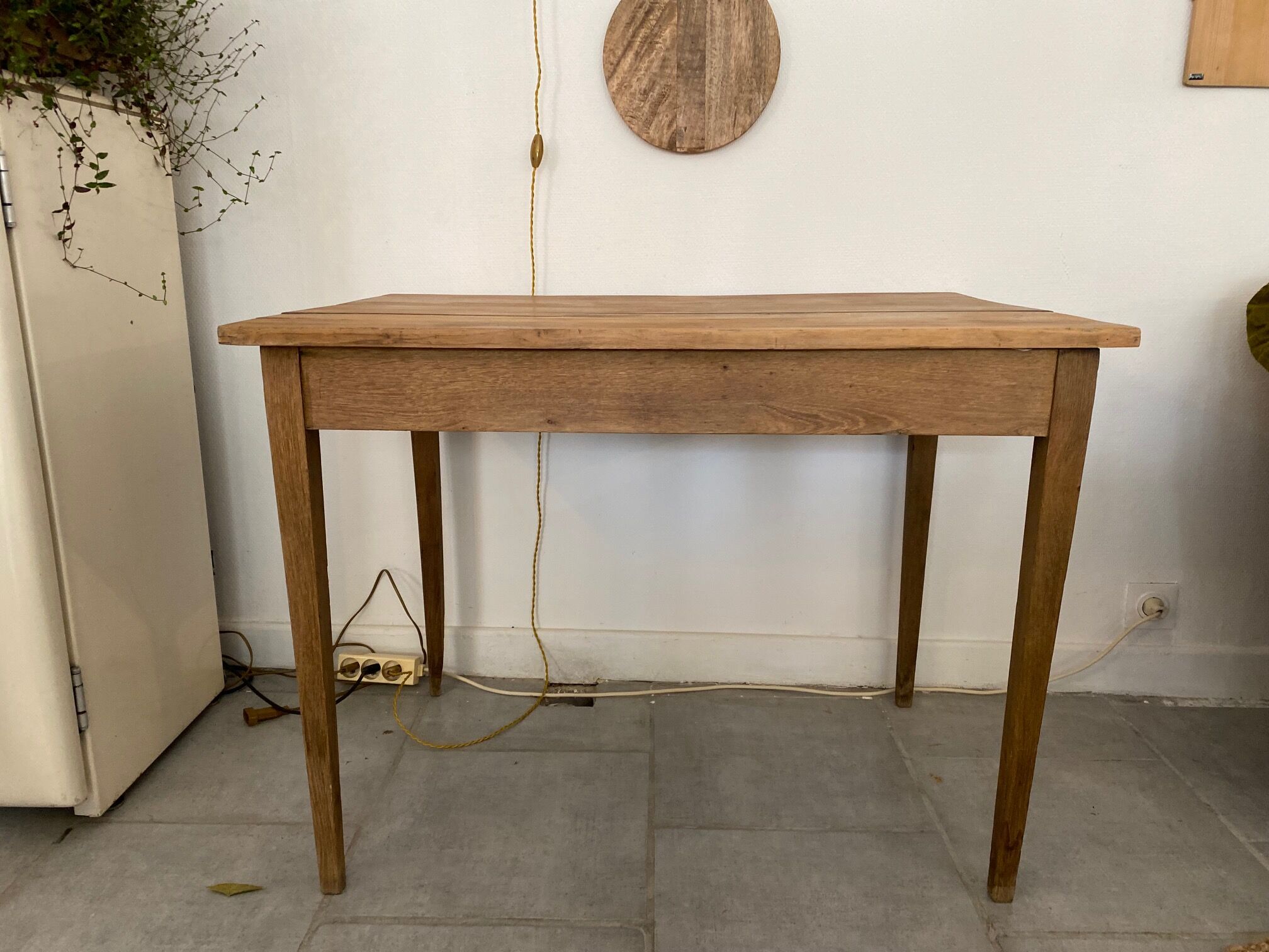 Table de ferme en chêne