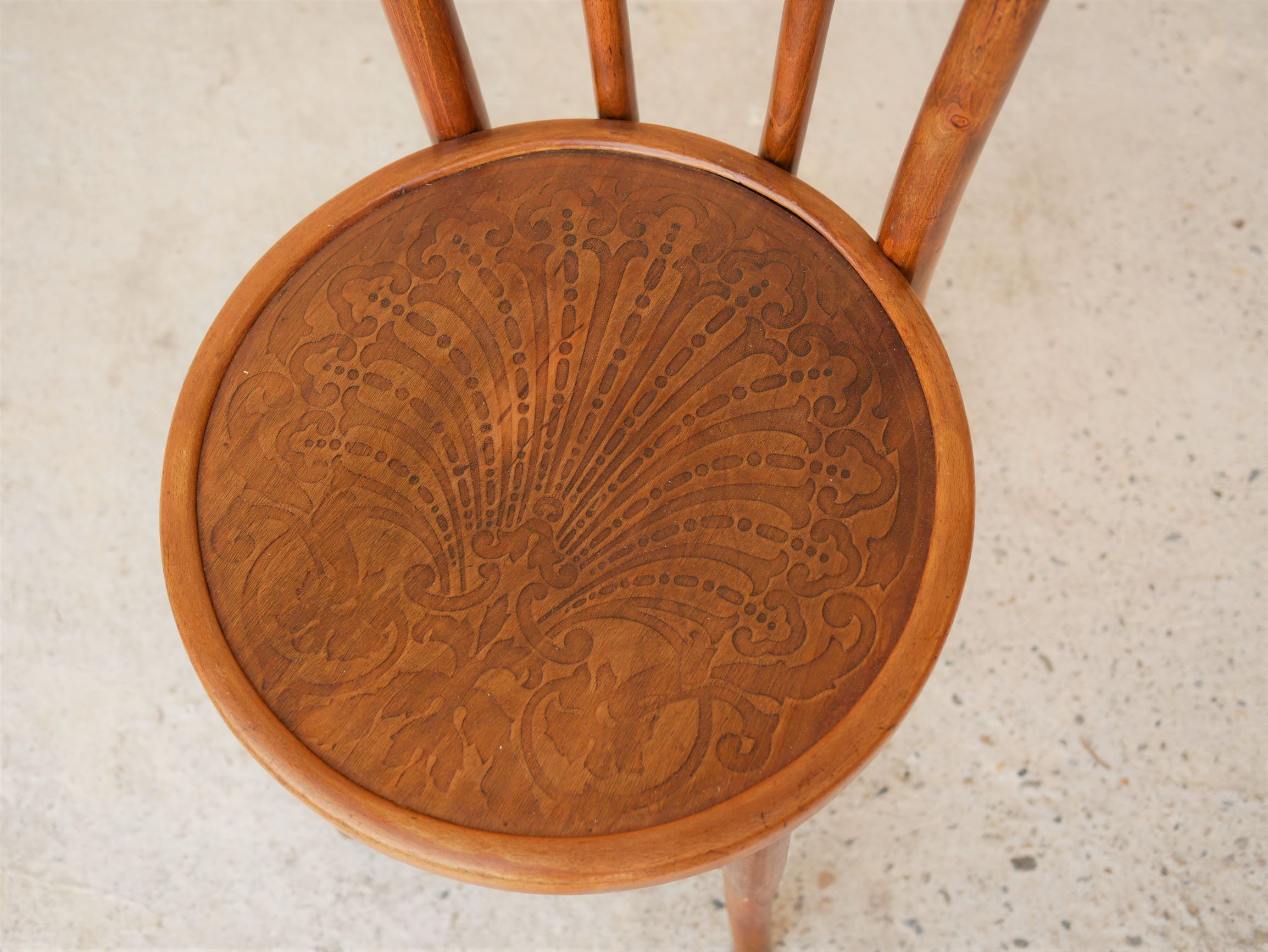 Bistro chair embossed by Baumann editions