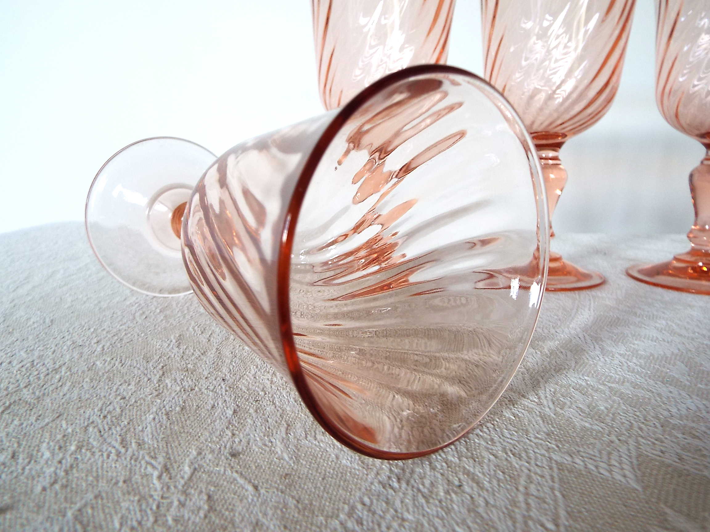 6 Rosaline water glasses