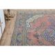 1970s Vintage Persian Handmade Wool Pink Area Rug  283x392