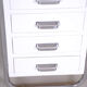 White Bauhaus desk made in 1930s Czechia by Robert Slezak