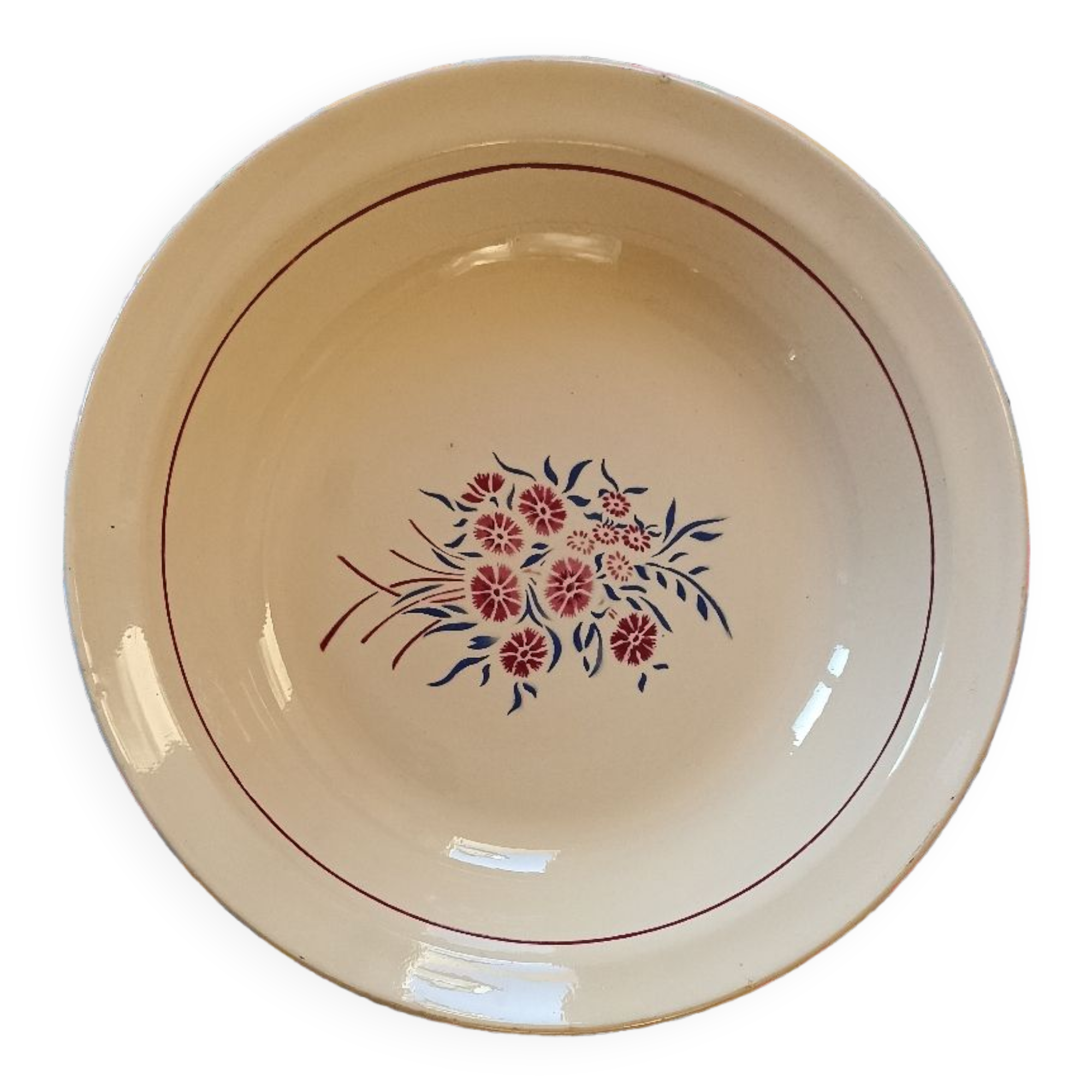 Fenal Badonviller hollow dish, Francine model