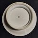 Mid-20th century porcelain soup plate with heel, brand to be identified