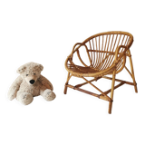 Rattan armchair