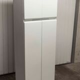 Bathroom cabinet in white metal 1960