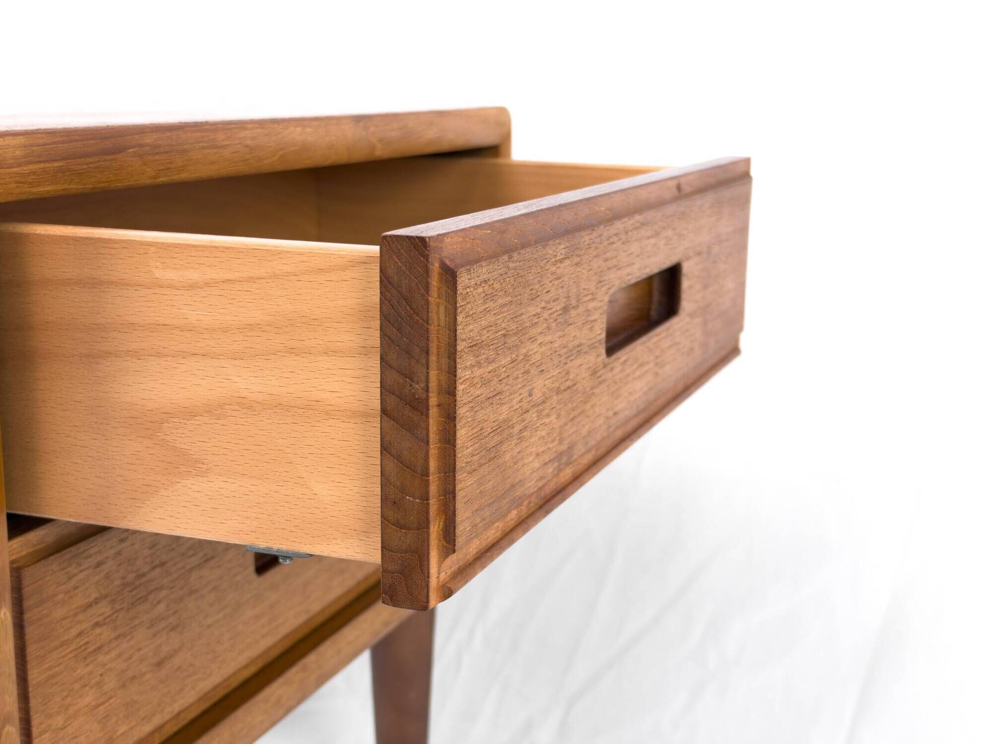 Vintage teak bedside table, 1960s