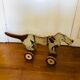 Jouet ancien chien articulé