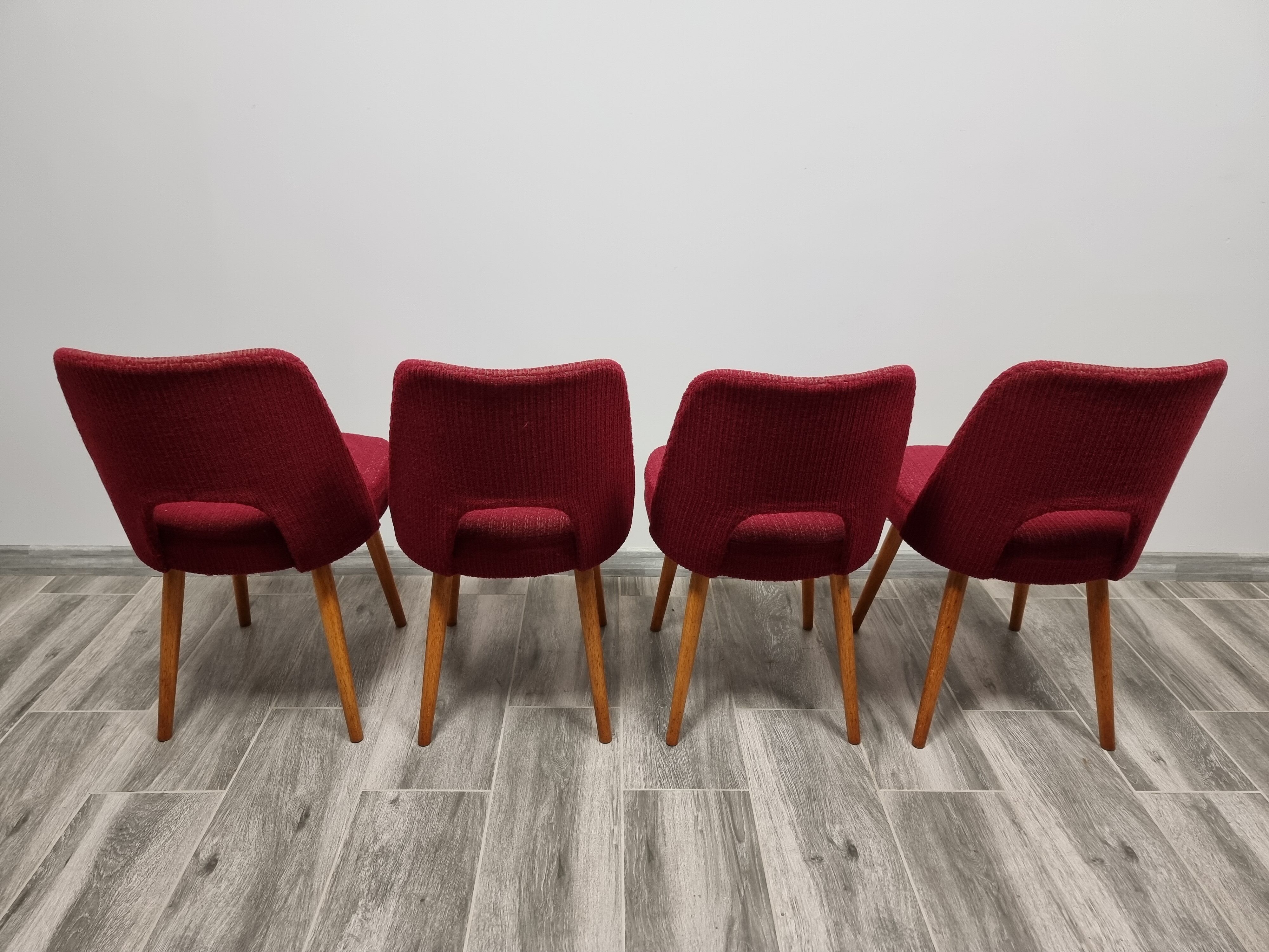 4 dining chairs by Oswald Haerdtl