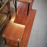 Shelf in teak vintage at 3 levels