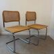Pair of Cesca chairs by Marcel Breuer b32 Made in Italy