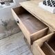 1950s pine workshop cabinet with drawers