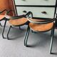 Lot de 4 chaises enfant en bois & métal