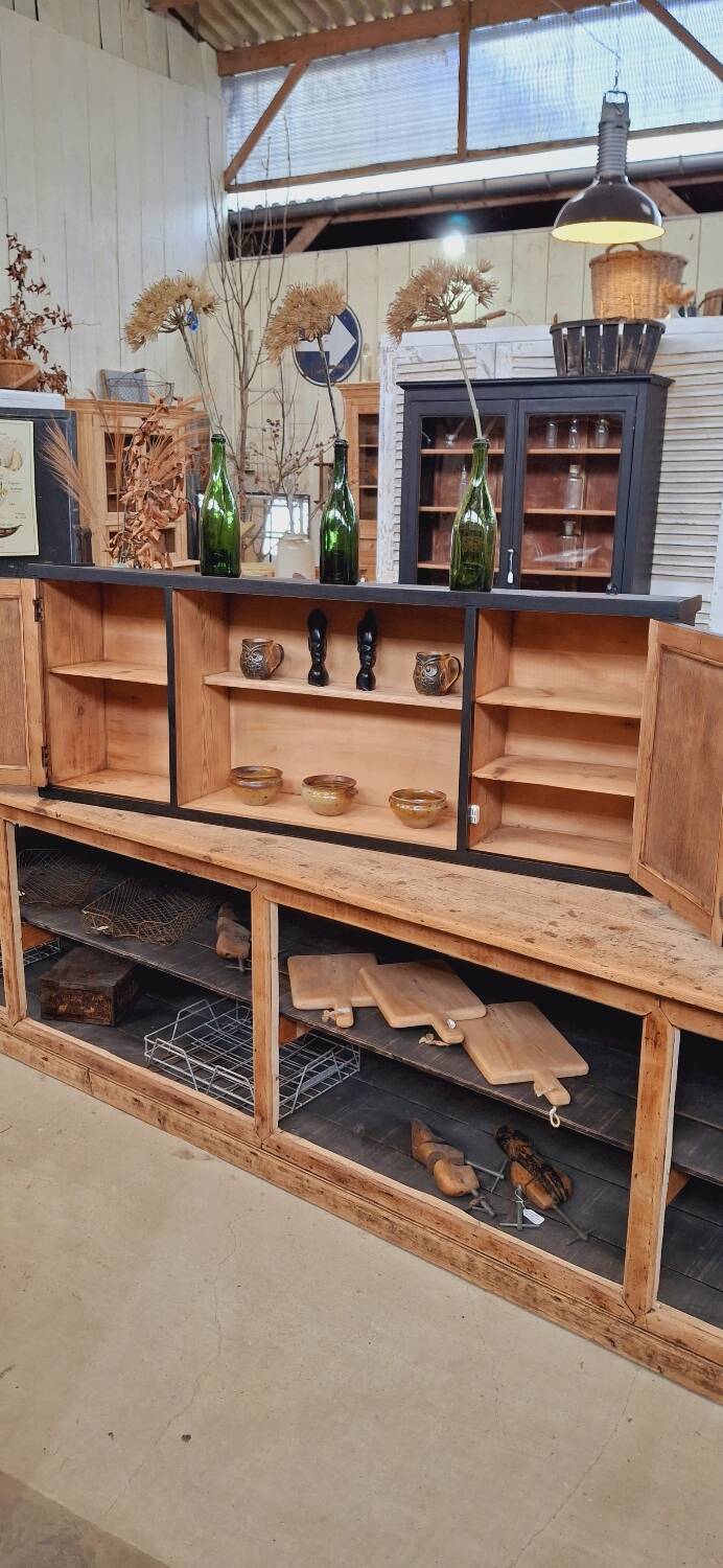 Antique shelf with doors