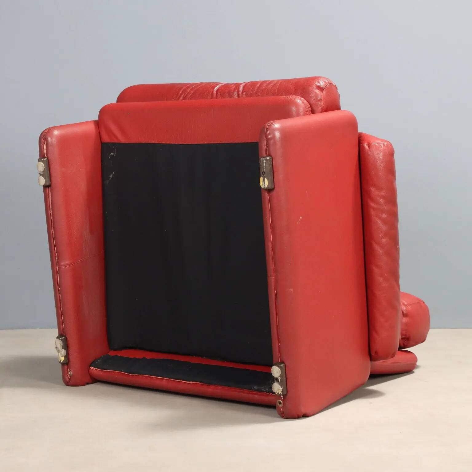 B&B Coronado armchair, vintage design by Tobia Scarpa, 1970s-80s.