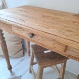 Bureau / Console / Table d'appoint de ferme style campagne en bois massif