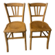 Pair of 1960s bistro chairs