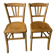 Pair of 1960s bistro chairs