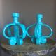 Pair of candlesticks vintage ceramic
