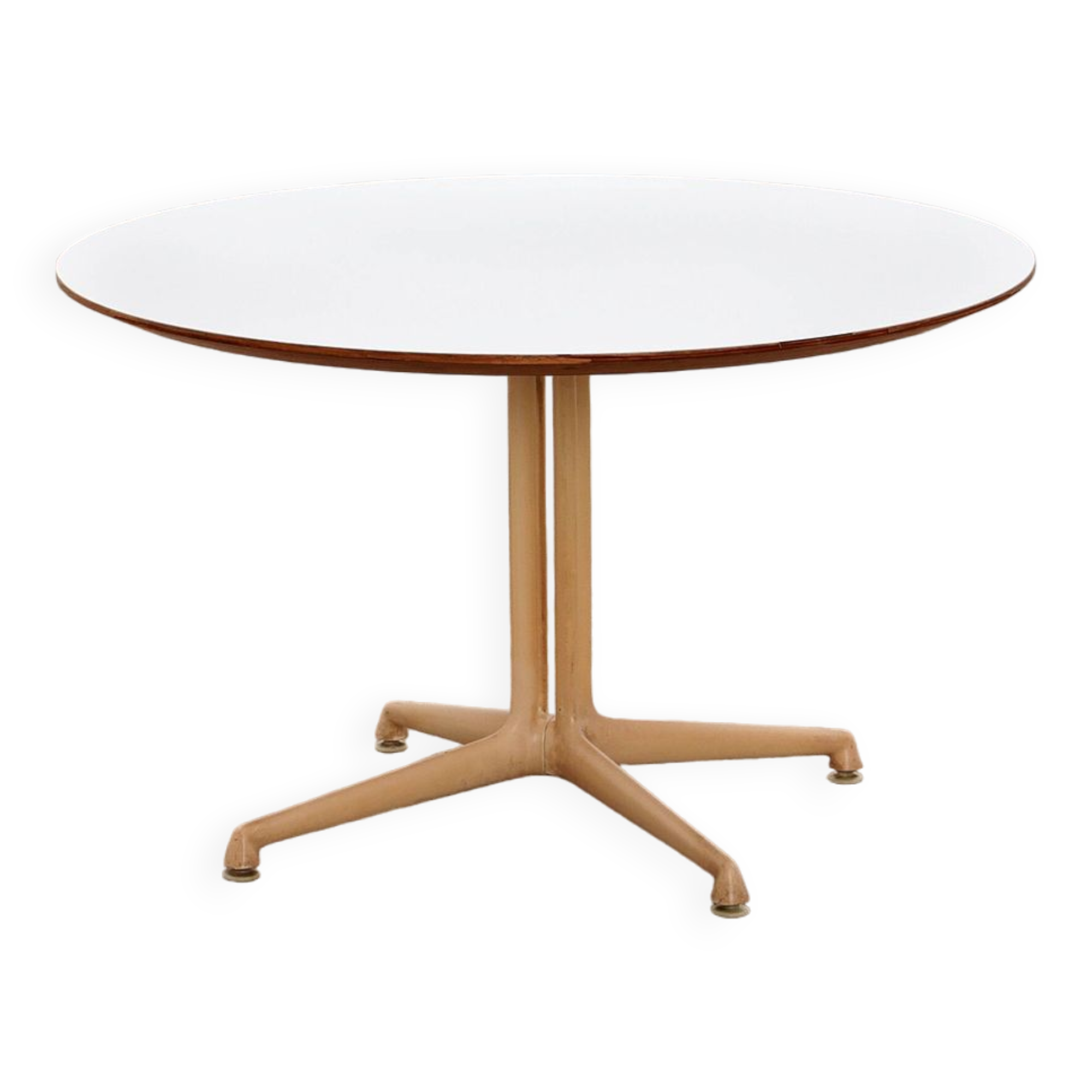 Table basse "La Fonda" de Charles Ray Eames avec base en métal, 1955