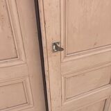 Painted cupboard made of solid wood