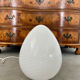 Old Ridged Glass Egg Lamp Design Vetri Murano vintage egg