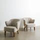 Vintage Danish Sculptural Armchairs by Flemming Lassen, 1960s