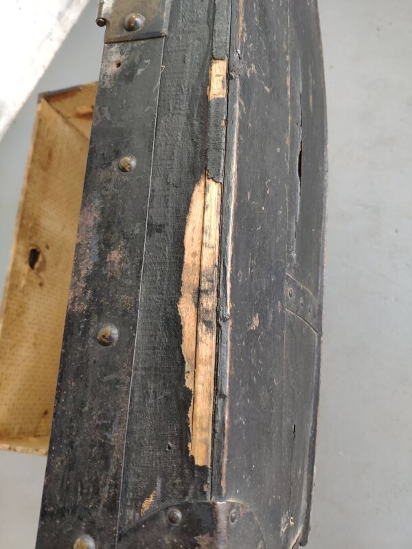 Malle de voyage bois