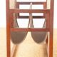 Danish magazine rack in teak and linen by Henning Wind-Hansen for Sika Møbler