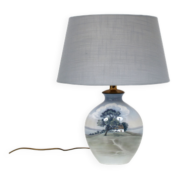 Lampe de table des années 1970 par B&G Copenhagen Porcelain, Danemark