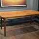 Dining table in burl and beech by Axel Einar Hjorth, NK 1938, Swedish Modern.