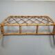 Rattan head and footboard from the 60s/70s