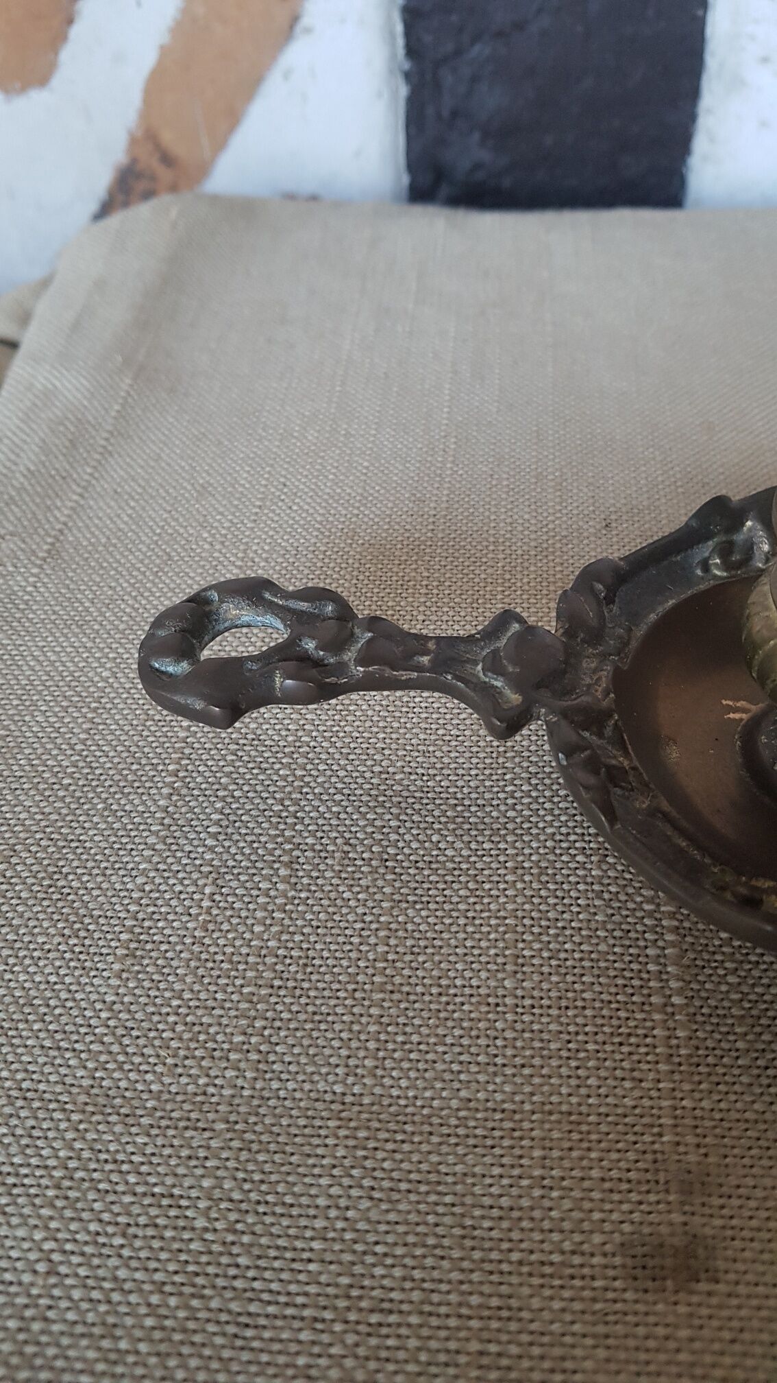 Candlestick candlestick bronze