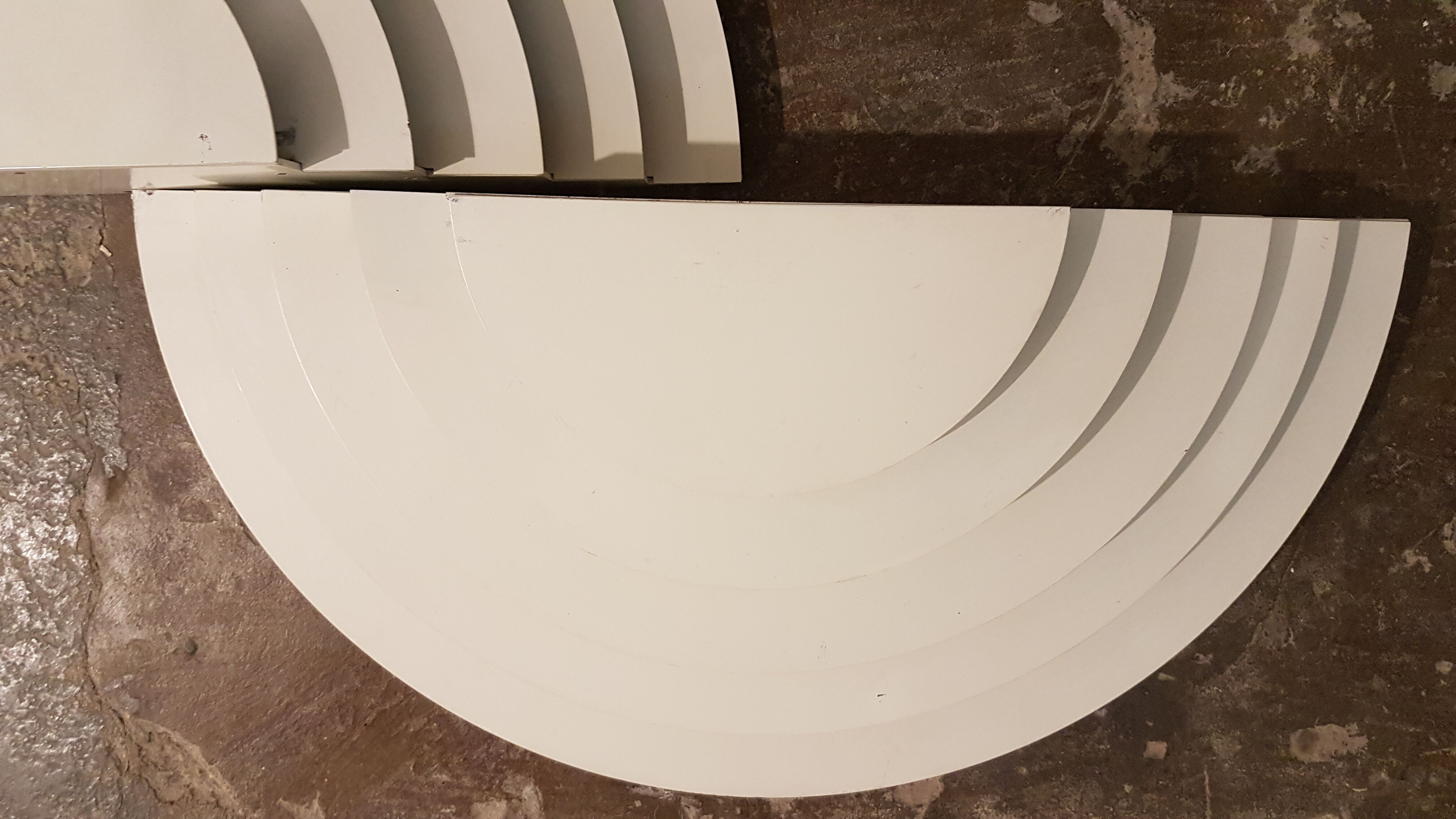 Modernist pair of wall lights "Meander" by Cesare Casati & Emanuele Ponzio for Raak Amsterdam